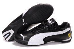Men's Puma Ferrari Inflection Sneakers Black/White 01