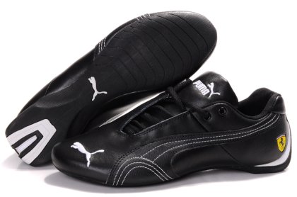 Men\'s Puma Ferrari Inflection Sneakers Black/White 02