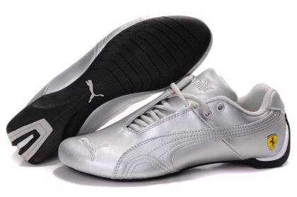 Men\'s Puma Ferrari Inflection Sneakers Silver