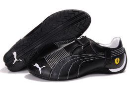 Men's Puma Ferrari Trionfo Shoes Black/White