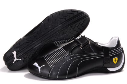Men\'s Puma Ferrari Trionfo Shoes Black/White
