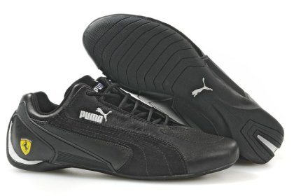 Men\'s Puma Fluxion GT Shoes Black/White