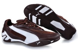 Men's Puma Fluxion II Sneakers Brown/White
