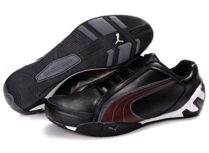 Men\'s Puma Fluxion Shoes Black/Brown
