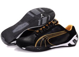 Men's Puma Fluxion Shoes Black/Gold