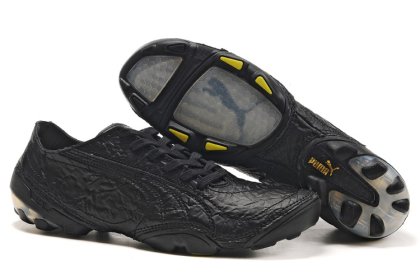 Puma Football Trainers Black/Yellow