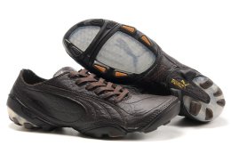 Puma Football Trainers Brown/Orange
