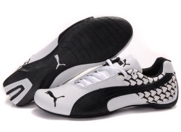 Men's Puma Future Cat Argyle Shoes White/Black