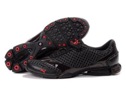 Puma Future Cat GT Ferrari Black Dot Red