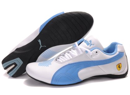 Men\'s Puma Future Cat II Lux White/Blue