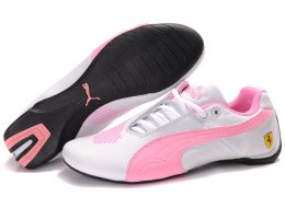 Women's Puma Future Cat II Lux White/Pink