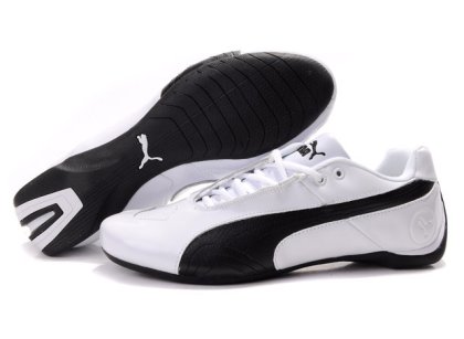 Men\'s Puma Future Cat Low Shoes White/Black
