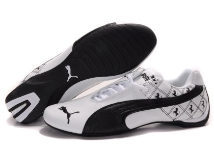 Men\'s Puma Future Cat Shoes White/Black