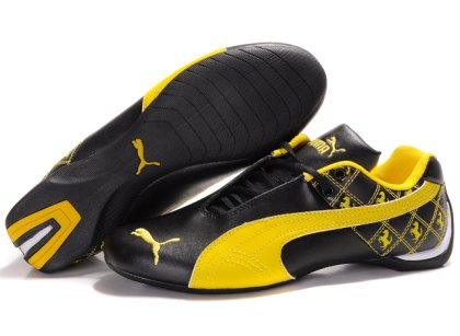 Puma Future Cat Shoes Black/Yellow