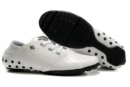 Men\'s Puma H-Moc Shoes White/Black