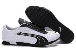 Men's Puma H-Street Rising Plus Shoes White/Black