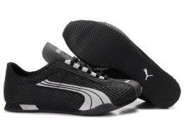 Men's Puma H-Street Rising Plus Shoes Black/White 02