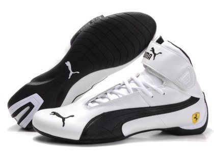 Puma High Tops Shoes White/Black