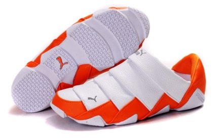 Men\'s Puma Lazy Insect Low Shoes White/Orange