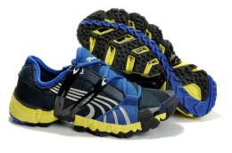 Men's Puma Mesh Running Shoes Black/Blue/Yellow