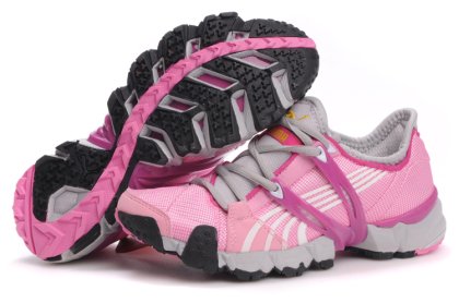 Women\'s Puma Mesh Running Shoes Grey/Pink