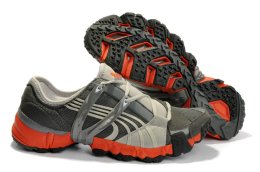 Men's Puma Mesh Running Shoes Grey/Beige/Orange
