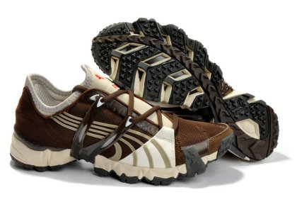 Men\'s Puma Mesh Running Shoes Brown/Beige