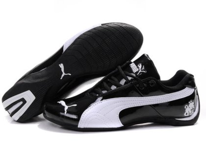Men\'s Puma Michael Schumacher Shoes Black/White