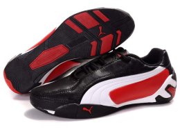 Men's Puma SF Fluxion II Shoes Black/Red/White
