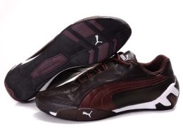 Women's Puma SF Fluxion II Shoes Brown/White