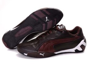 Women's Puma SF Fluxion II Shoes Brown/White