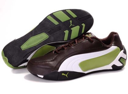 Puma SF Fluxion II Shoes Brown/White/Green