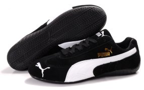 Men's Puma Speed Cat SD Shoes Black/White