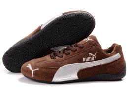 Women's Puma Speed Cat SD Shoes Brown/Silver