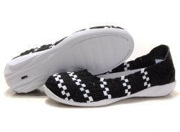 Puma Woven Ballet Flats Black