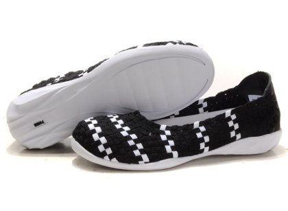 Puma Woven Ballet Flats Black