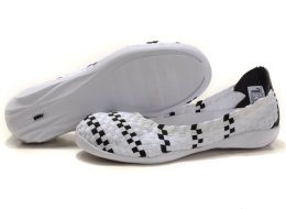 Puma Woven Ballet Flats White/Grey/Black