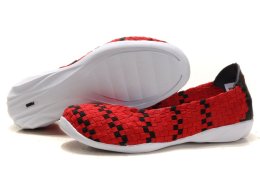 Puma Woven Ballet Flats Red/Black