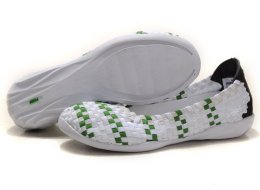 Puma Woven Ballet Flats White/Green