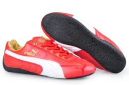 Men's Puma Speed Cat Leather Shoes Red/White