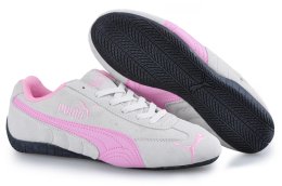 Men's Puma Speed Cat SD Trainers Grey/Pink