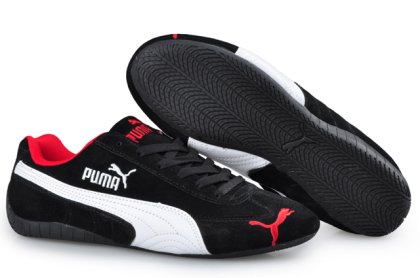 Women\'s Puma Speed Cat SD Trainers Black/White/Red