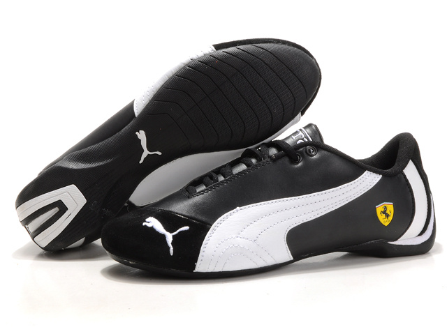 Puma Breathable Mesh Running Shoes Black/White