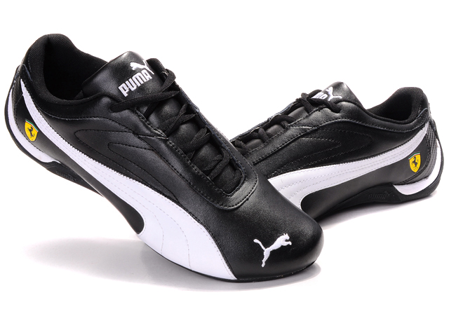 Men's Puma Ferrari Shoes White/Black 