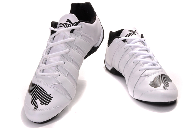 Puma Ferrari Pace Cat II White/Gold - Click Image to Close