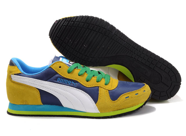 Men's Puma Cabana Racer II LX Blue/Green/White