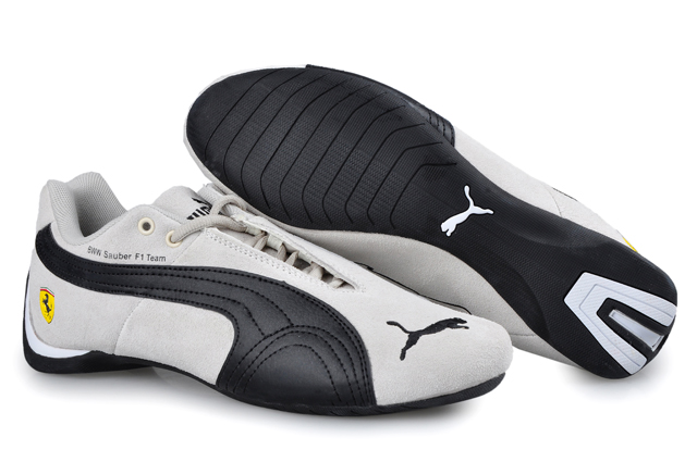 Men's Puma BMW Shoes Grey/Black