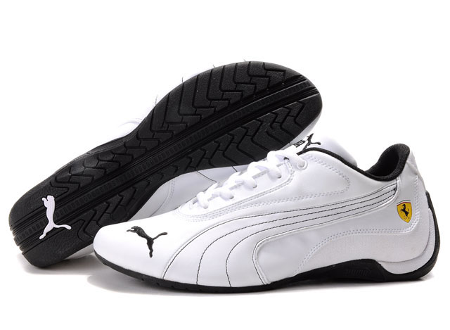 Men's Puma Drift Cat Shoes White/Black 02