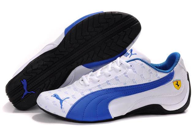 Men's Puma Drift Cat Trainers White/Blue