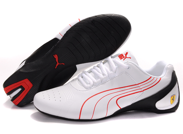 Men's Puma Drift Cat iii Shoes White/Red/Black